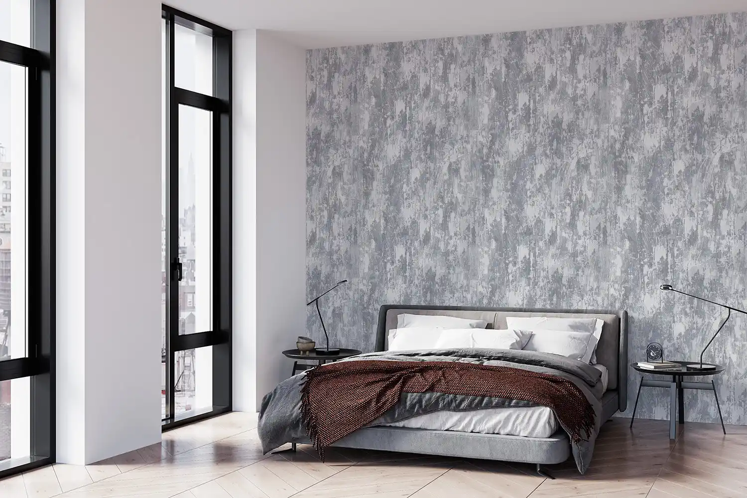 Gray Concrete Pattern